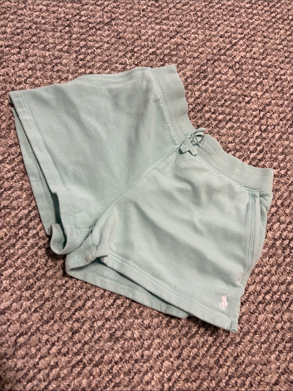 Ralph Lauren Light Mint Green Athletic Drawstring Shorts